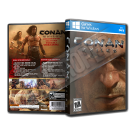Conan Exiles Early Access Barbarian Pc Game Cover Tasarımı